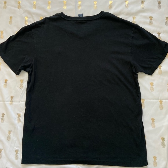 Men’s Polo by Ralph Lauren Black V-Neck T-Shirt - Picture 4 of 4